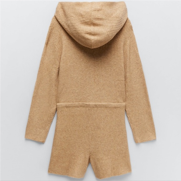 Zara Hooded Knit Romper - Picture 6 of 13